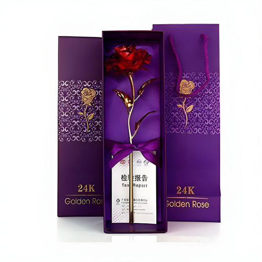 24K Gold Eternal Rose