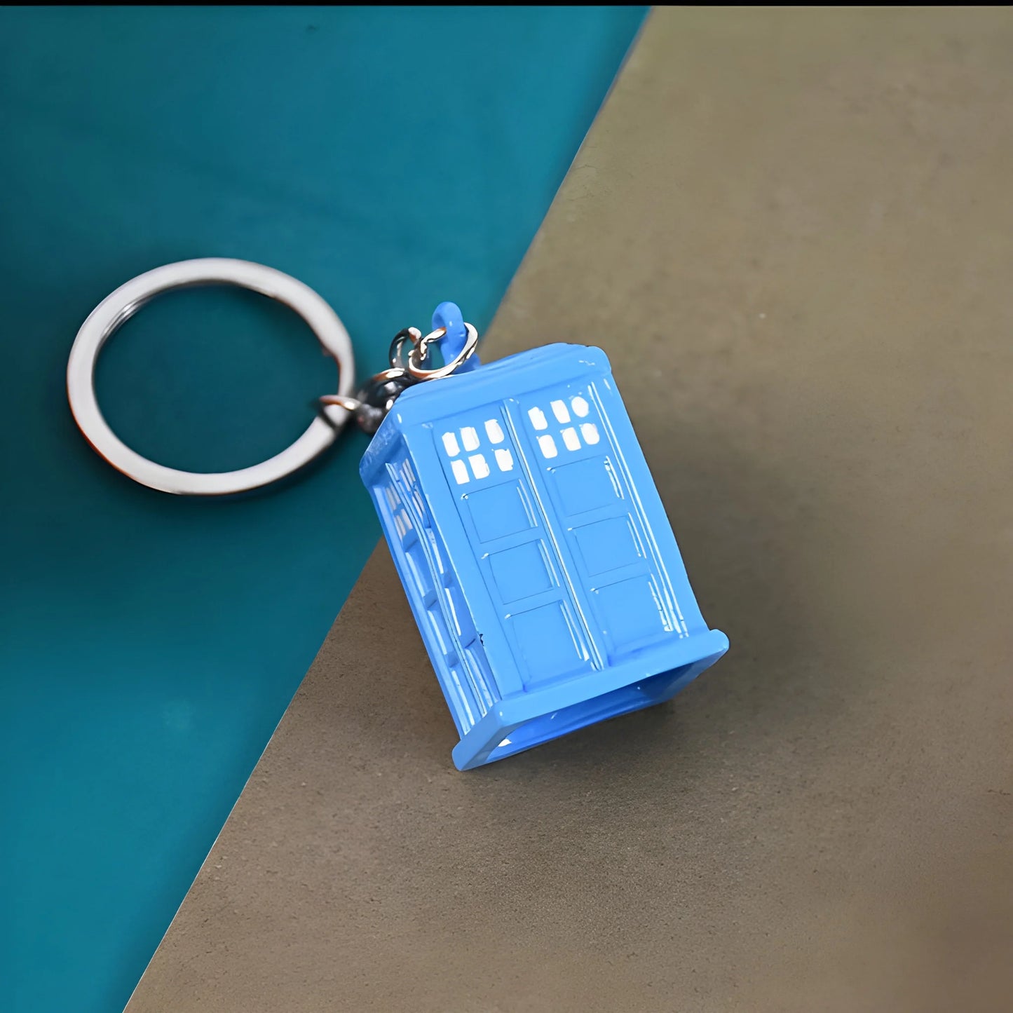 Vintage Police Box Keychain