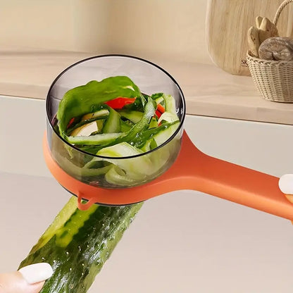 Stainless Steel Peeler With Container (1 Pc)