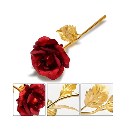 24K Gold Eternal Rose