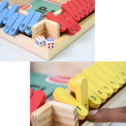 Wooden Shut The Box Game