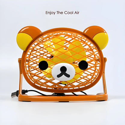 Teddy Bear Portable Fan Adjustable