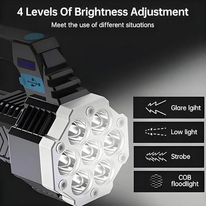 Portable Flashlight Torch Cob