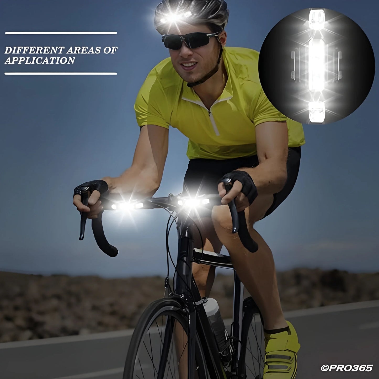 USB Bike Headlight – 100-Lumen Waterproof LED