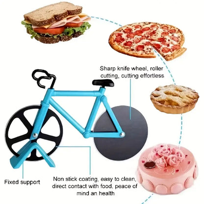 Stainless Steel Bicycle Shape Pizza Cutter
