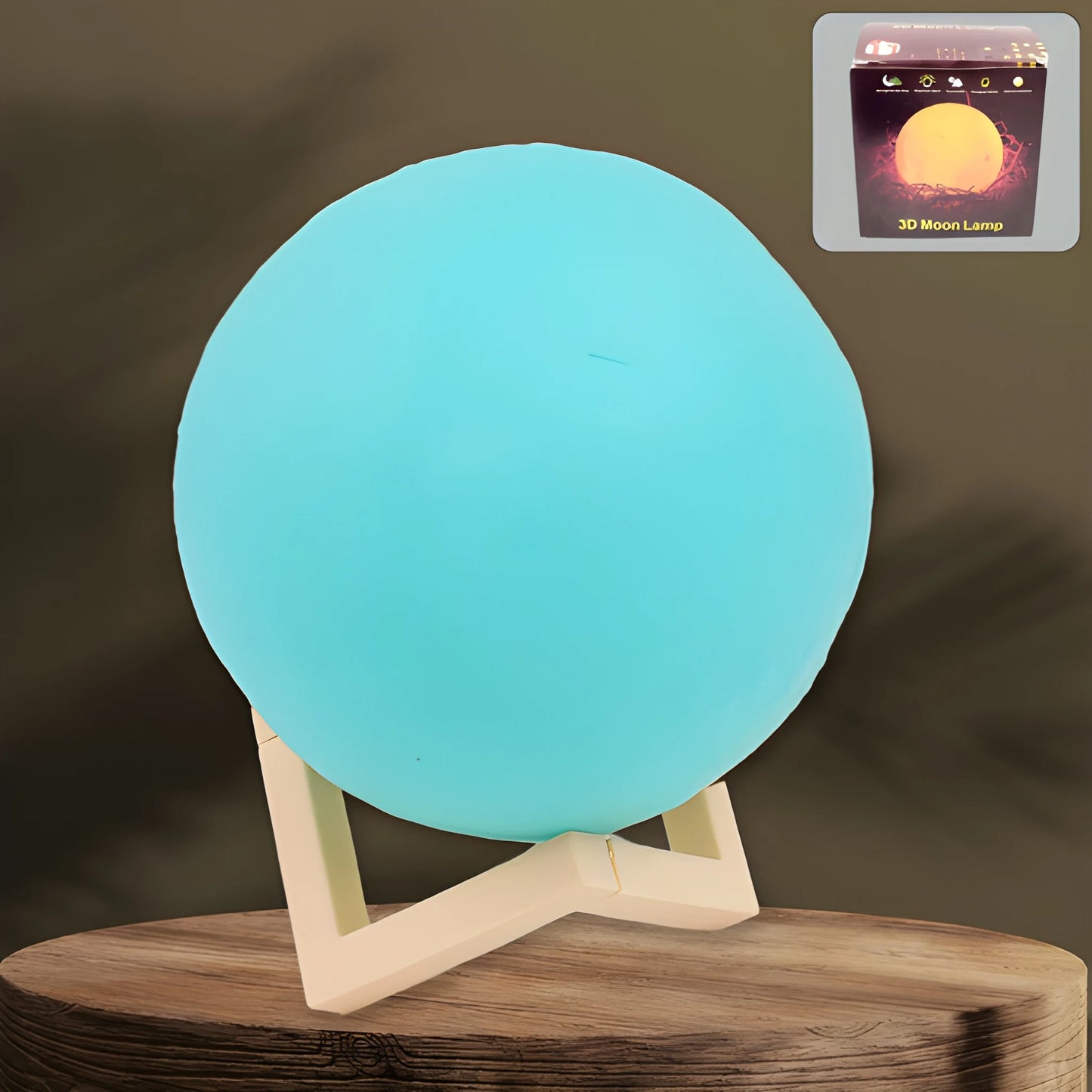 3D Moon Glow Lamp