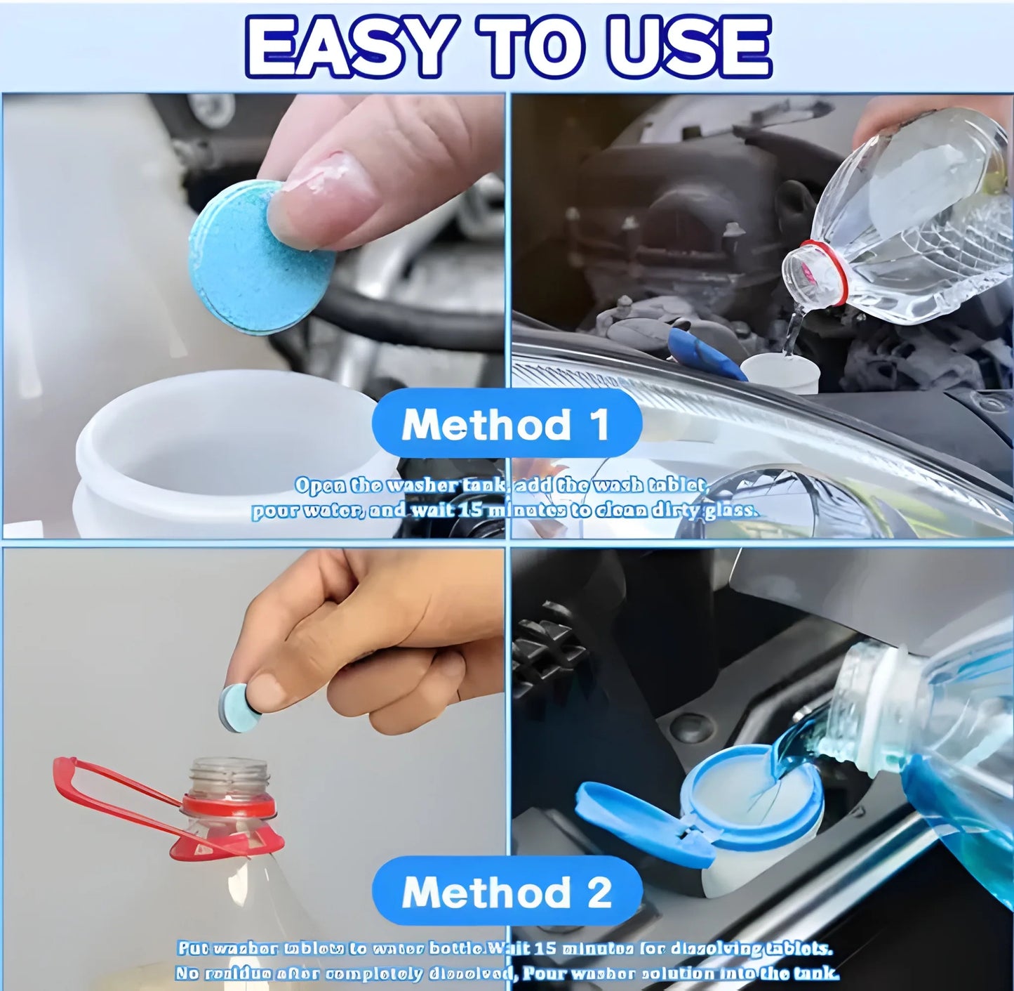 Streak-Free Windshield Tablets