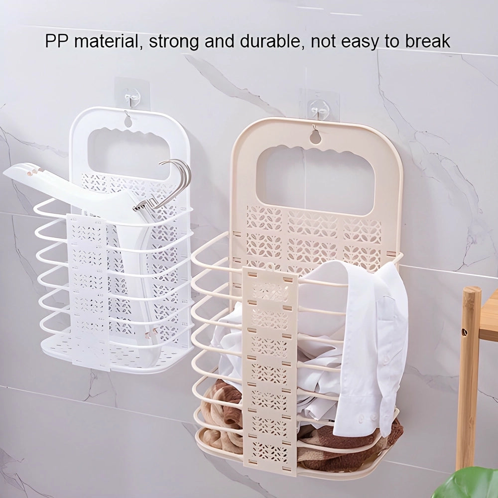 Wall-Mounted Collapsible Laundry Basket