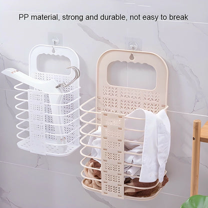 Wall-Mounted Collapsible Laundry Basket