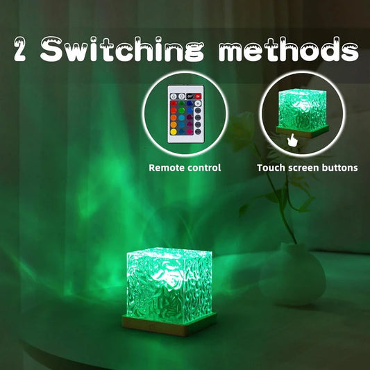 Crystal Ripple Night Lamp
