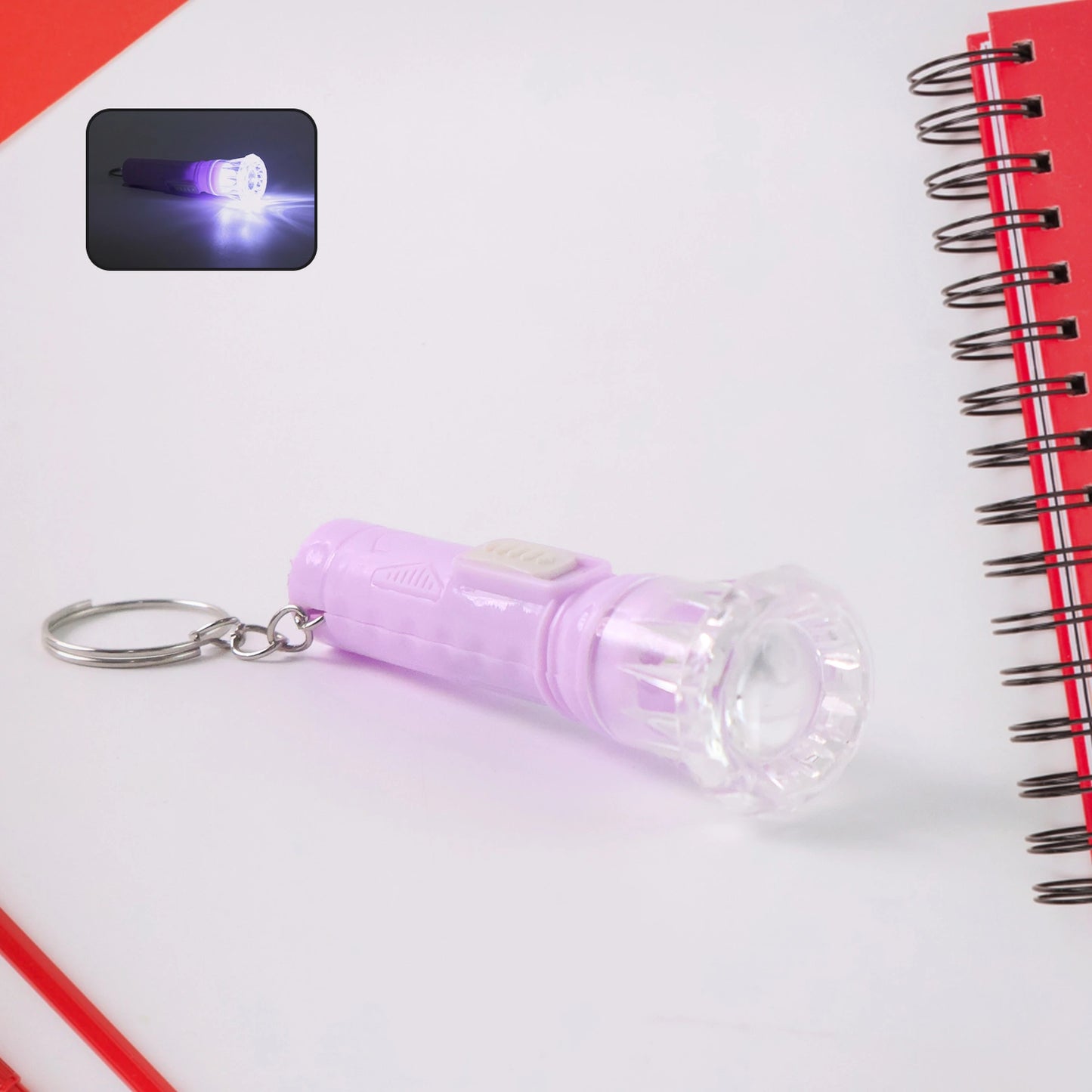 Mini LED Keychain Torch – 1 Pc