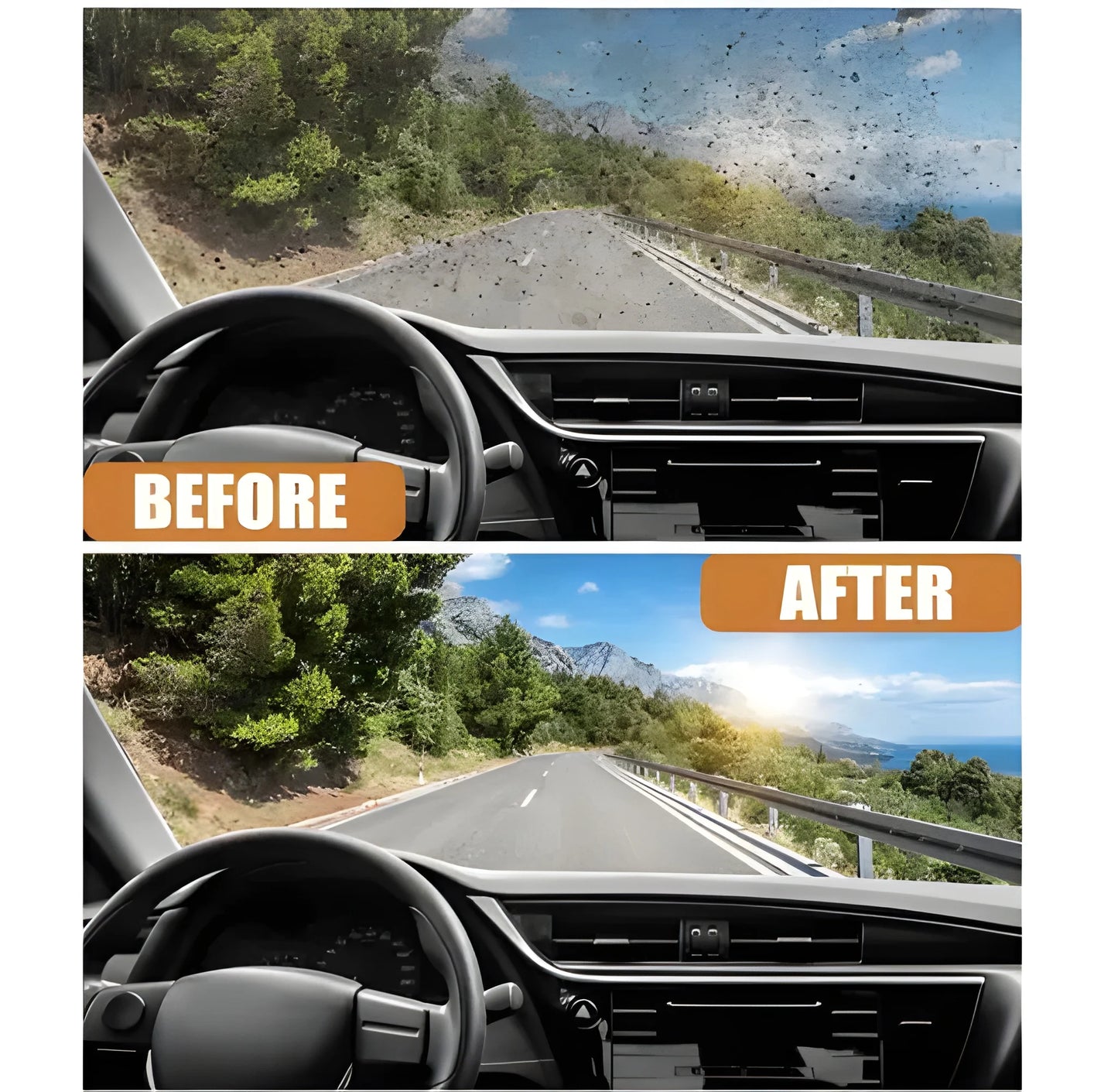 Streak-Free Windshield Tablets