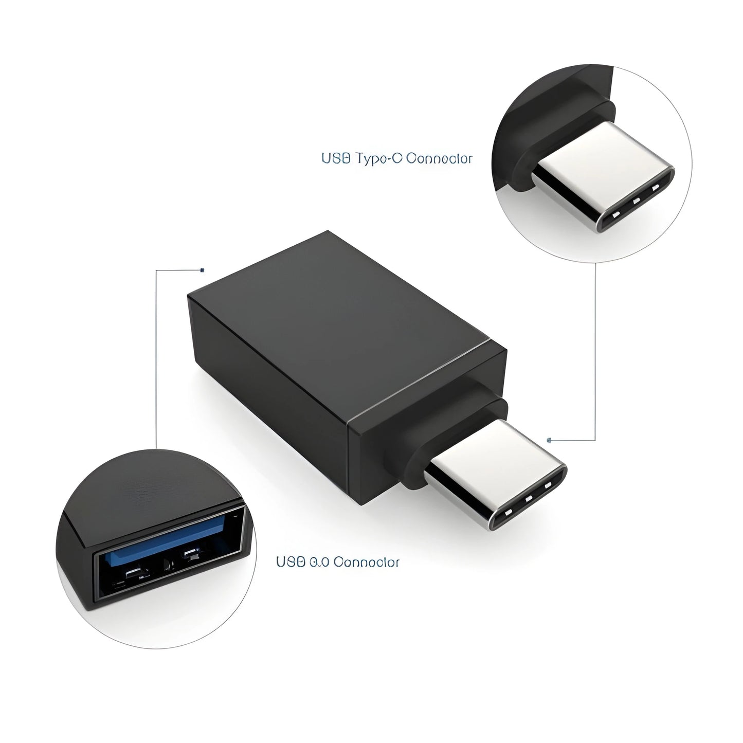 USB-C to Micro OTG Adapter