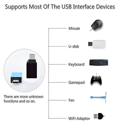 USB-C to Micro OTG Adapter