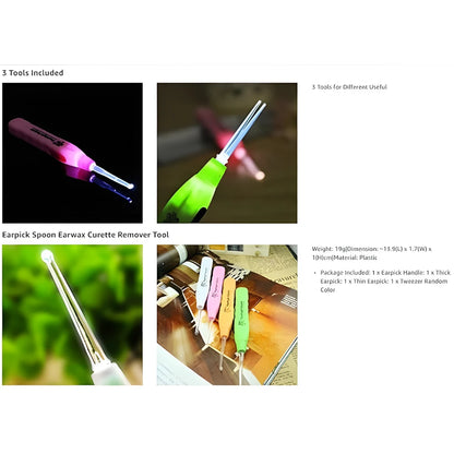 LED Ear Cleaner Kit with Light