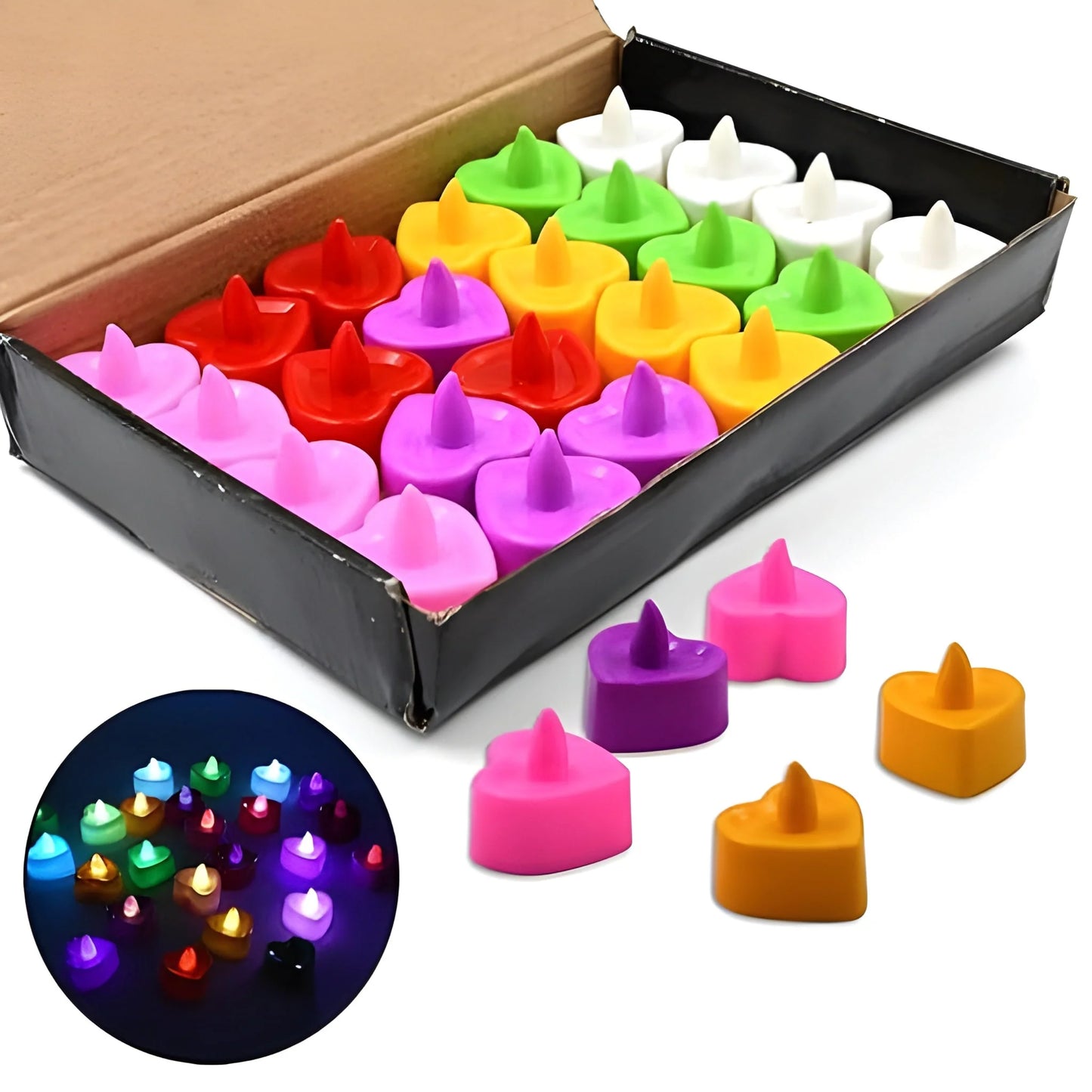 LED Tealights Smokeless Candles
