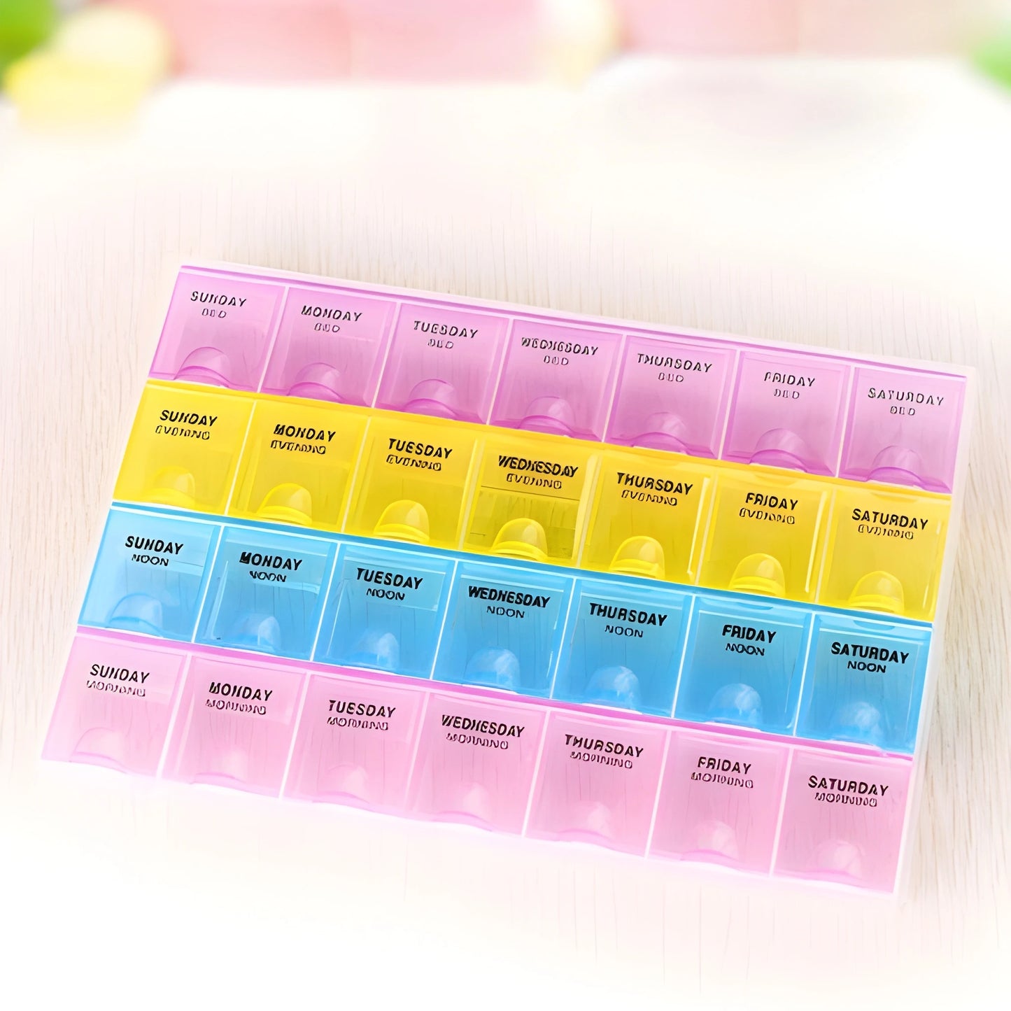 Weekly Pill Organizer Box