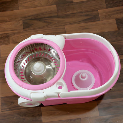 Steel Spin Mop Set