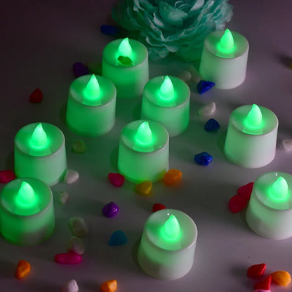 Green Flameless LED Tealights