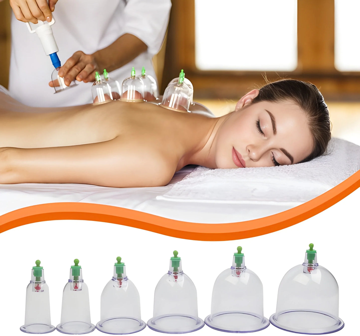 Vacuum Cupping Set 6 Pcs Kit