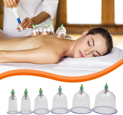 Vacuum Cupping Set 6 Pcs Kit