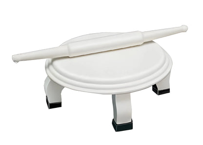 White Plastic Rolling Belan For Chapati Making