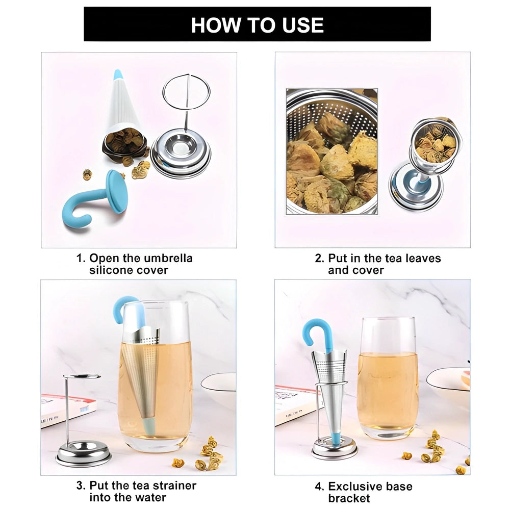 Umbrella Silicone Tea Infuser