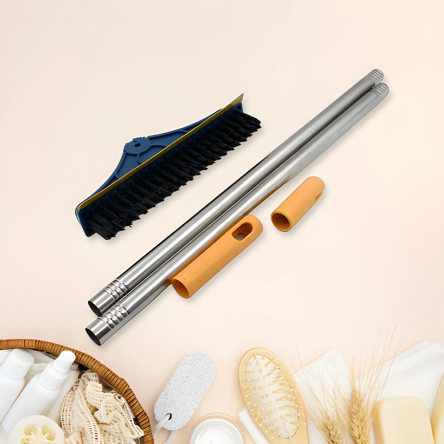 2-in-1 Rotating Floor Brush