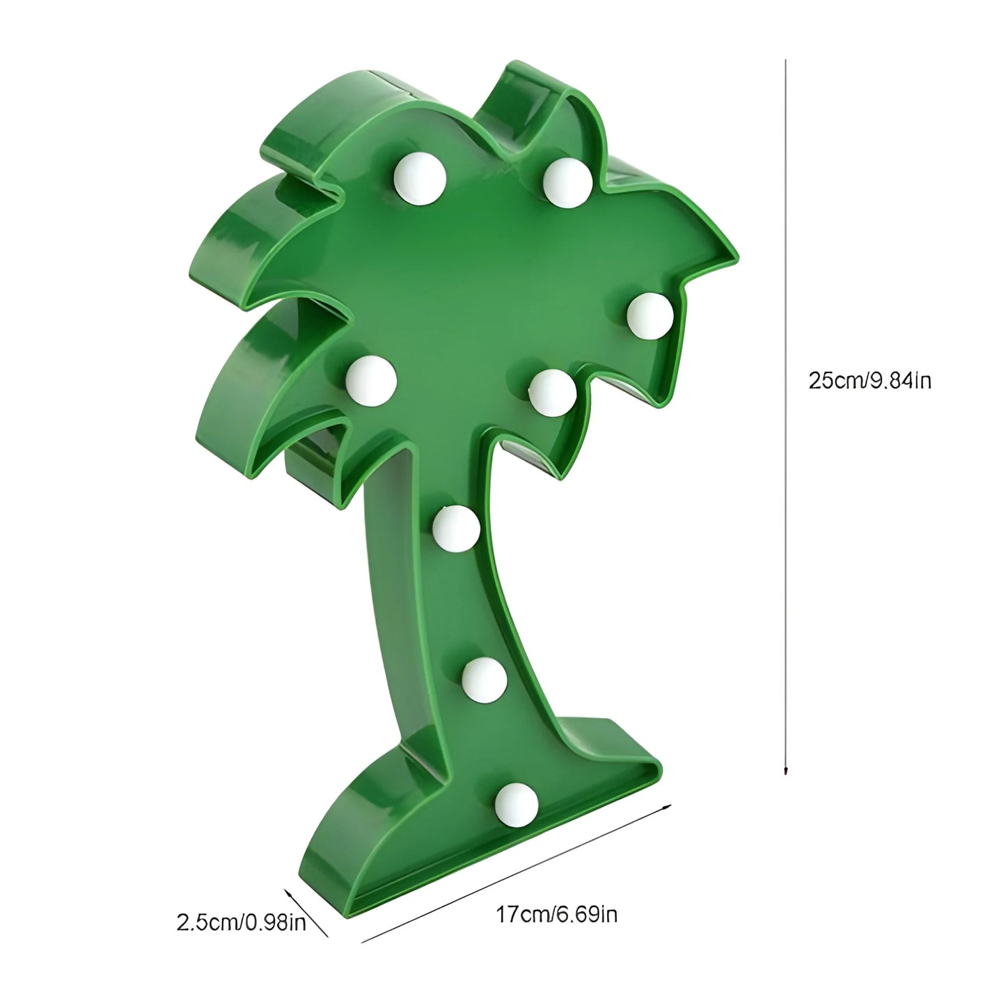 Coconut Tree Led Night Light Table Lamp