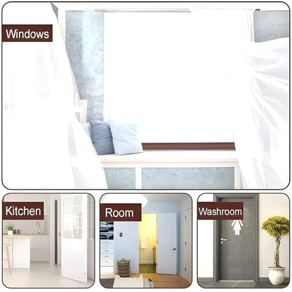 Twin Door Draft Stopper Guard Protector