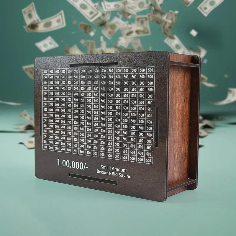 Wooden Money  Piggy Bank