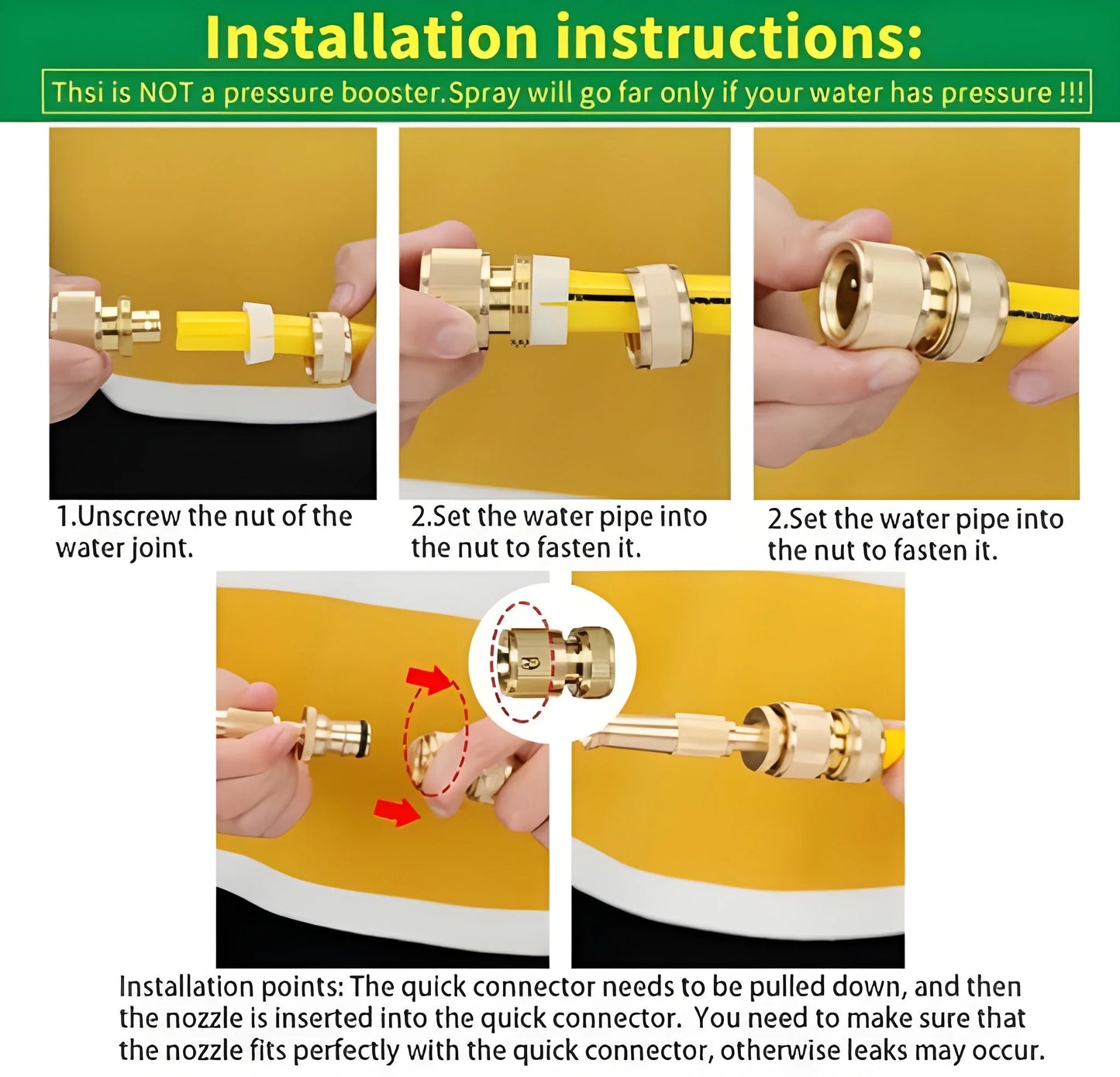 Water Spray Nozzle For Water Pipe