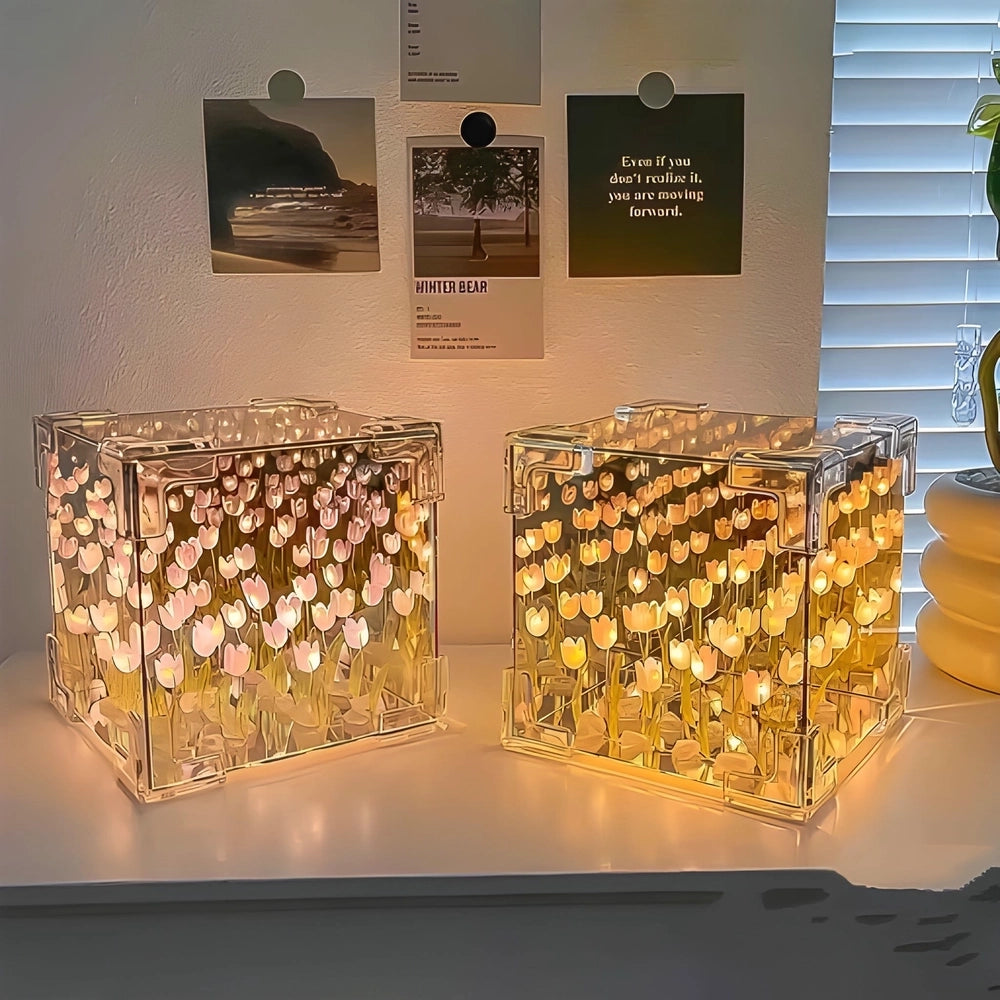 Tulip Mirror Night Lamp