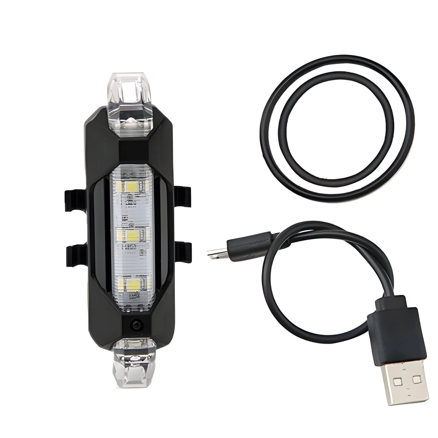 USB Bike Headlight – 100-Lumen Waterproof LED