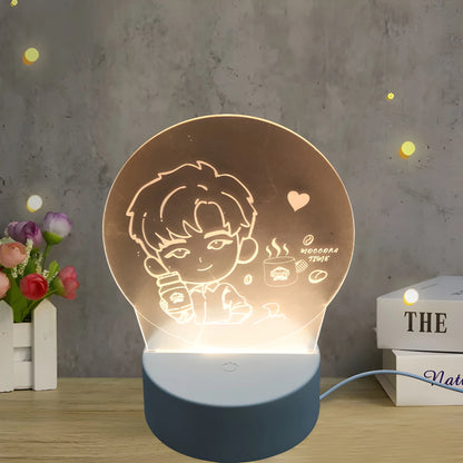 3D LED Night Light Lamp