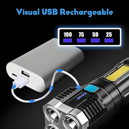 Portable Flashlight Torch Cob