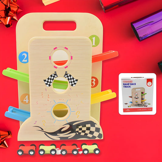 Wooden Click-Clack Car Racer