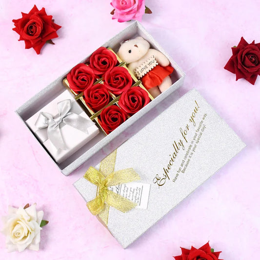 Valentine Teddy Gift Set