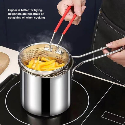 Stainless Steel Frying Pot (2 Pc)