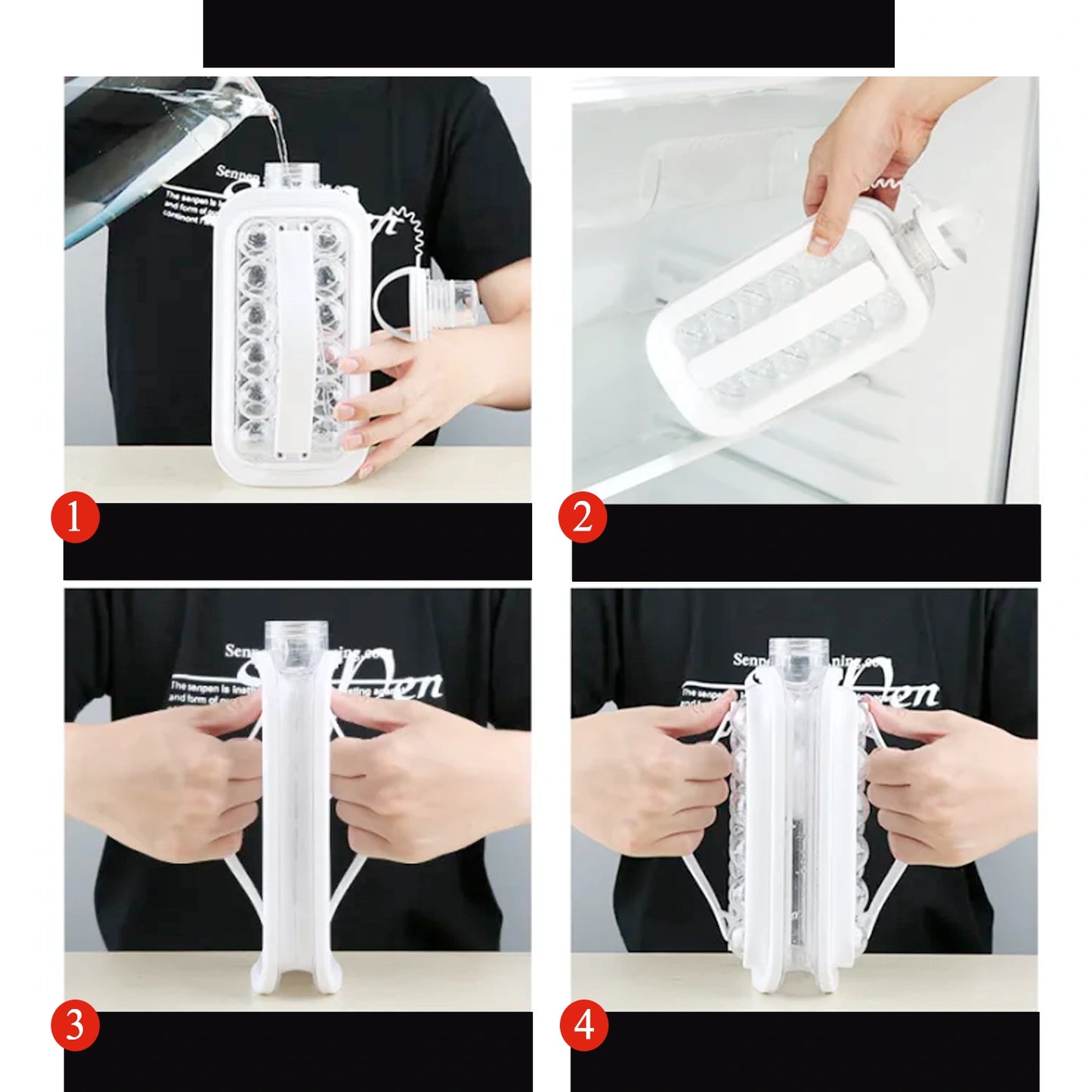 2-in-1 Ice Ball Maker Bottle
