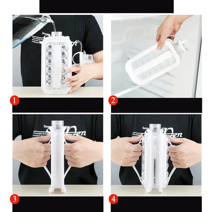 2-in-1 Ice Ball Maker Bottle