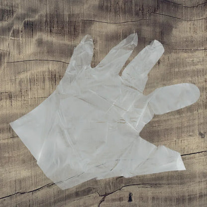 Transparent Disposable Hand Gloves (100 Pcs)