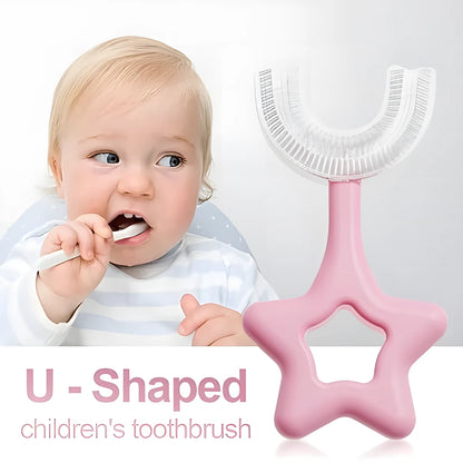 Star U-shape Silicone Manual Toothbrush