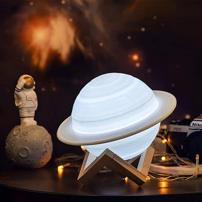 3d Saturn Lamp Home Decoration