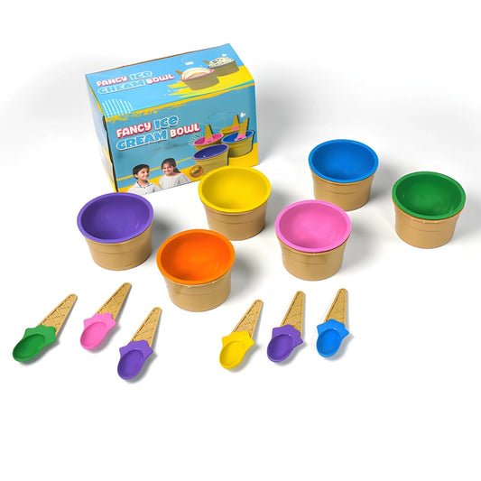 Waffle Ice Cream Bowl Set