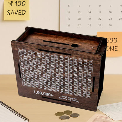 Wooden Money Box
