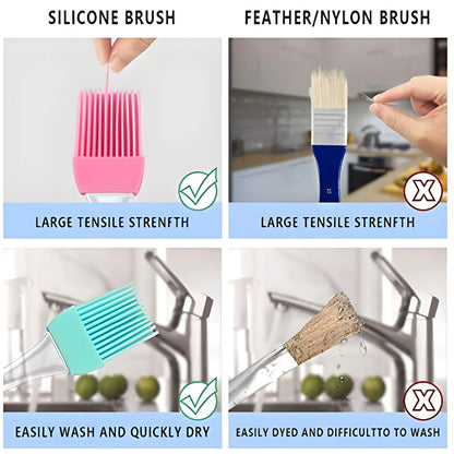 2-in-1 Silicone Kitchen Brush