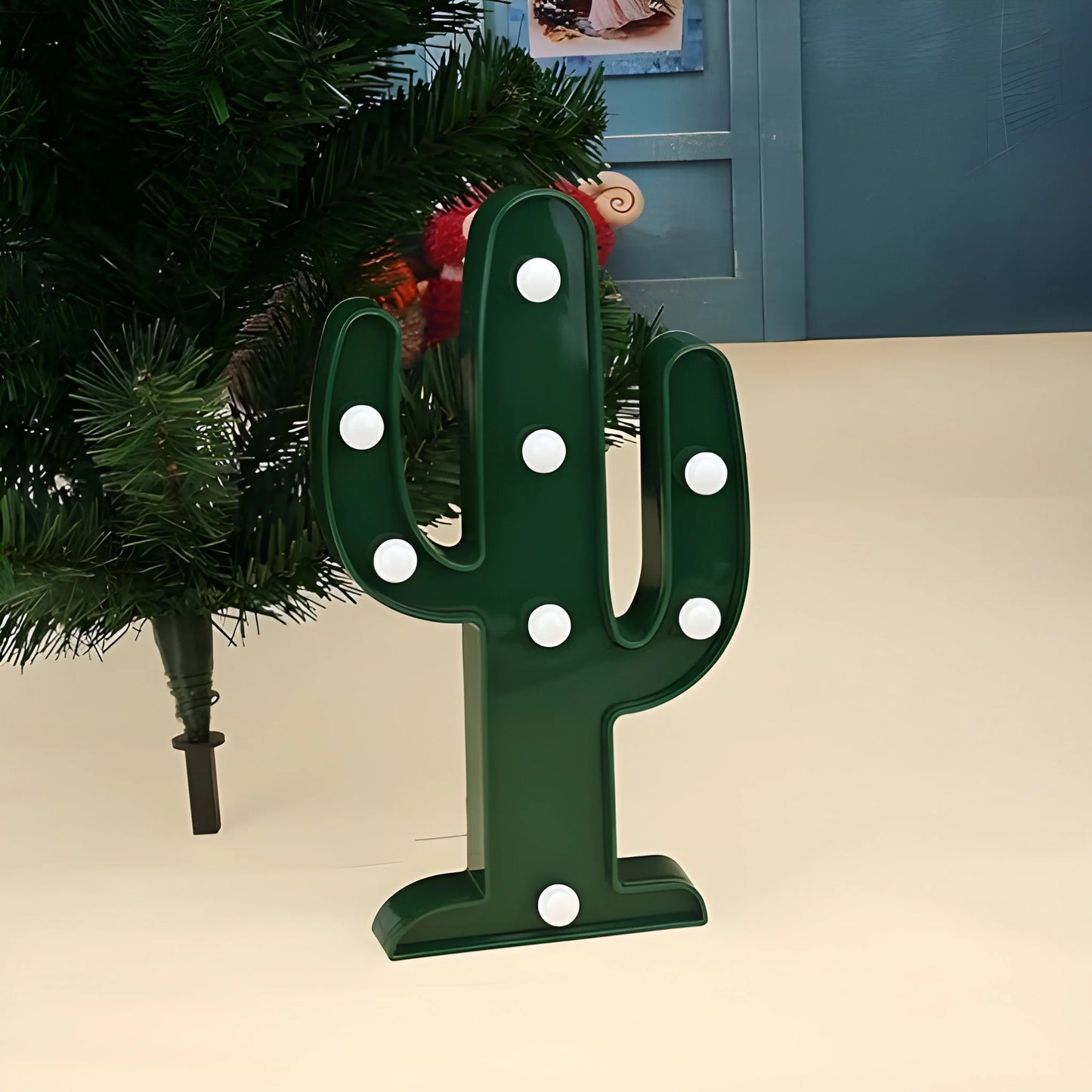 Led Cactus Light Desk Lamp