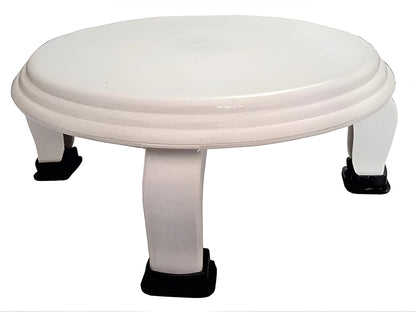 White Plastic Rolling Belan For Chapati Making