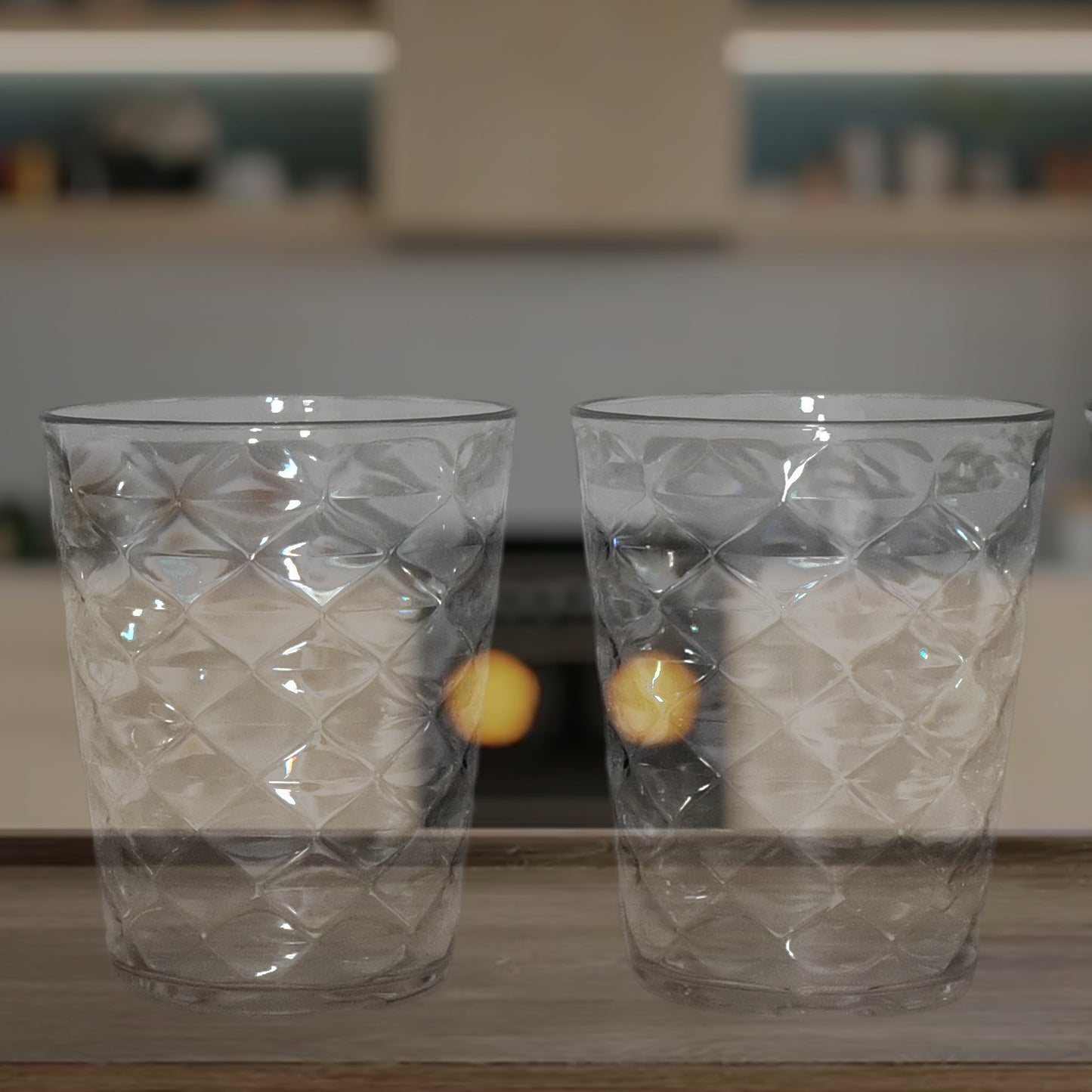 Unbreakable Pyramid Design Glass